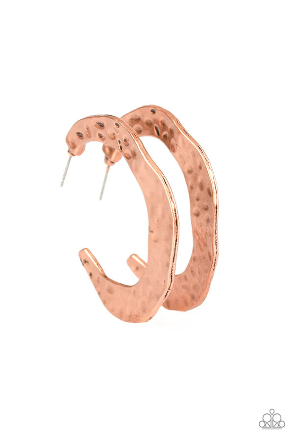 The HOOP Up Copper Earring