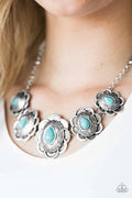 Too Many Chiefs Blue Necklace