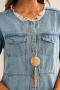 Up FAUX Grabs Orange Necklace