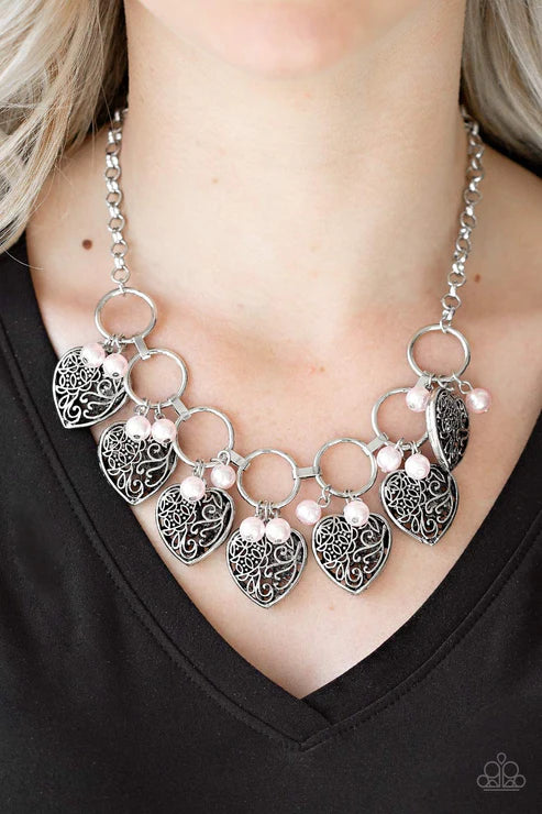 Very Valentine Pink Necklace